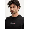 Bombažen pulover Tommy Hilfiger moški, črna barva, MW0MW41428