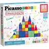 Magnetne gradbene ploščice Picasso Tiles - 61 kosov (PT61)