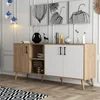 Hanah Home Komoda Exxen 180x80x45cm Hrast-Bela