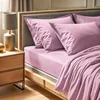 Tonne Rosse - 19 Dusty Rose Ranforce King Flat Sheet