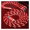 Infostyle Polnilni in podatkovni kabel 3 v 1 LED HQ Rdeča