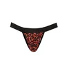 Muške sexy gaće Tribal Jock Strap, Crveno-crne