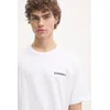 Bombažna kratka majica Superdry moška, bela barva, M1012083A-T7X