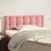 Vidaxl vidaXL Vzglavje postelje roza 80x5x78/88 cm žamet