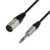 ADAM HALL K4BMV0150 6.3 JACK TRS 1.5m mikrofonski kabel