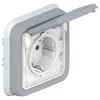 VTIČNICA SCHUKO SIVA 16A IP55 LE069833