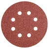 shumee Brusilni diski z ježkom 125 mm, P40, 5 kosov, z 8 luknjami