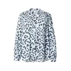 Emily Van Den Bergh Bluza marine / svetlo modra / bela