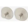 Hooks steel 2pcs/pk beige