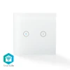 NEDIS SmartHome | WiFi Zidni Prekidač Za Svjetlo | Dvostruki