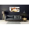 tulup.si Slika na steklu Jesenski gozd leaf narava 125x50 cm 4 obešalnika