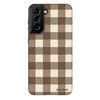 Fashion Case za Samsung Galaxy S22 5G - Brown grid