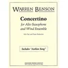 BENSON;CONCERTINO;ALT SAXOPHONE