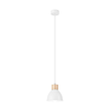 Luster na sajli NICO 1xE27/60W/230V bela
