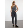 Trendyol Black High Waist Mom Jeans