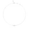 Guess Elegantna jeklena ogrlica Tiny Pearly JUBN05519JWRHT/U