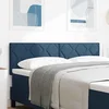 Vidaxl Vzglavje Modra 144 cm blago