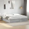 Okvir za krevet boja hrasta 200x200 cm od konstruiranog drva