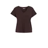 WE Fashion Majica temno rjava