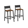 Songmics Barski stol, LBC070B01, 43.1x50.7x97.2 cm, rjav