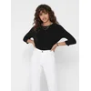 ONLY Ženska Glamour Pulover Črna XS