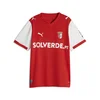 PUMA S.C. Braga Home Jersey Youth, Clothing, Red/White, 4-5Y
