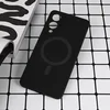 Torbica Magsafe Pure color za Samsung S937B Galaxy S25 Edge crna