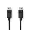 Kabel NEDIS DisplayPort/ DisplayPort konektor - DisplayPort konektor/ črn/ mehurčasta folija/ 2 m