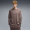 PUMA Select Essentials Double Layer Tee Men, Men, Rich Cocoa, XXL