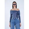 Trend Alacati Stili Ženska bluza Alc-X15152, Tamnoplava