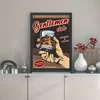 Wallity Uramljena slika Gentlemen Club, 55x75 cm
