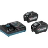 Makita 1911V6-0 Komplet napajalnikov XGT 2x baterija 5,0Ah, 1x polnilnik