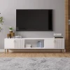 Hanah Home TV Komoda Paye, 180x45x30 cm, Bela