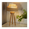 Duolla - Stona lampa YUTE TRIO 1xE27/15W/230V prečnik 25 cm braon/siva/bež