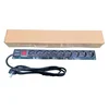 ExeLink Razvodni PDU panel za rack 19 in, sa 9 utičnih mesta, kabl 2m (aluminijum) ( EXE119 )