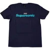Oasis Supersonic Title Colour Navy Blue M Majica