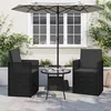 vidaXL vidaXL Blazine za sedež in hrbet 2 pcs Antracit 47 x 45 x 2 cm, (5000232299)