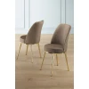 Hanah Home Set stolica Pefa, 45x91x42 cm, 2 komada, Zlatno-smeđe boje