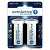 everActive Alkalne baterije everActive Pro LR20 D - 2 kosa, 1.5 V, 10 let življenjske dobe, enkratna uporaba