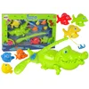 slomart Igra Ribolov LEAN TOYS: Ribe, Vrvica, Krokodil in Vrvica