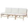 TVARÖ Modularna sofa trosed, spolja, smeđa/Frösön/Duvholmen bež
