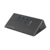 LC POWER USB hub 3.0 LC-hub-ALU-2B-4 aluminijum sivi