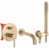 Skrita kopalna armatura Rea Lungo Gold Brushed + Box