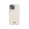 Moshi Moshi Napa MagSafe - usnjena torbica za iPhone 15 (jajčno bela)