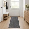 vidaXL Preproga Antracit 80 x 100 cm 100% poliester 3 mm Pralna