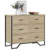Komoda boja hrasta sonome 91x35,5x74,5 cm konstruirano drvo