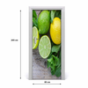 tulup.si Samolepilni tapete na vratih Lime in limone 85x205 cm