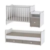 Krevetac za bebe TREND PLUS Beli Vintage Sivi