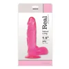 shumee Dildo-JELLY DILDO REAL RAPTURE PINK 75