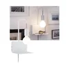 Paulmann 79812 - 1xE27/40W Zidno svetlo sa policom i USB CALVANI 230V belo